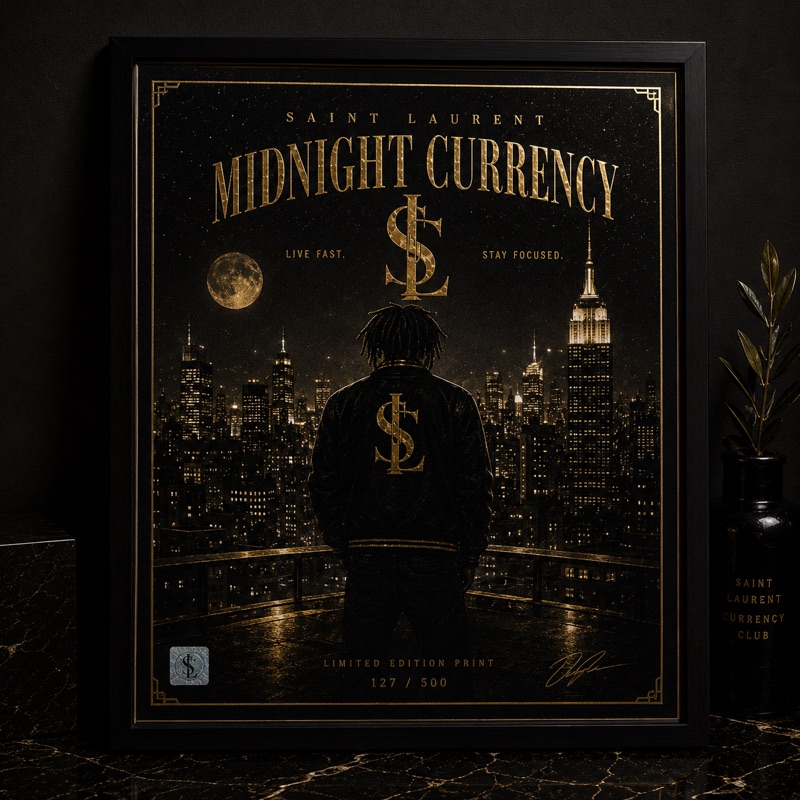 Midnight Currency Framed Poster